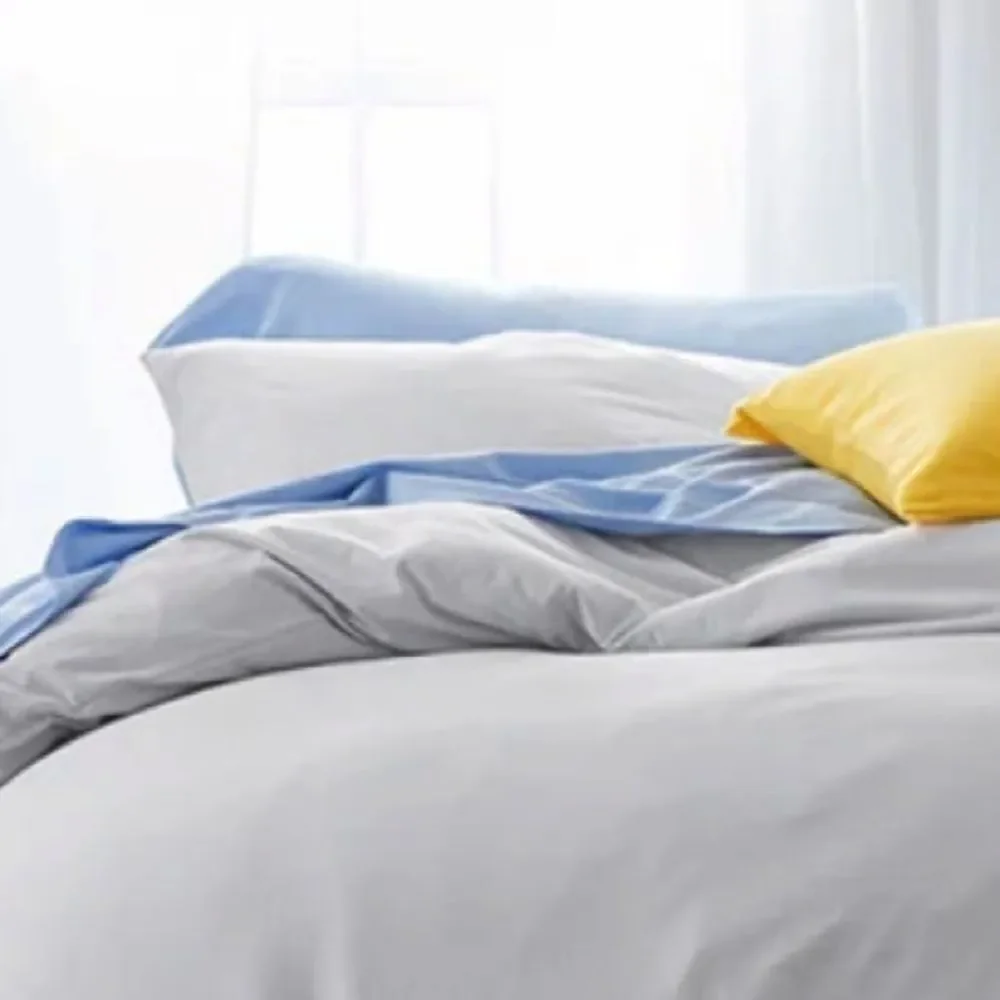 The Company Store Classic Jersey Knit Pillowcase Set, Standard, Cloud Blue. NWOT
